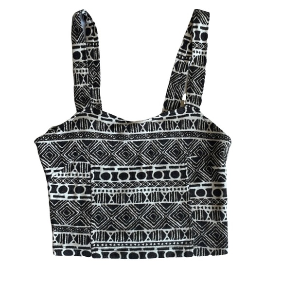 Brandy Melville Crop Cut Out Tank Top